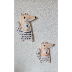 Wandtiere "Wallies"